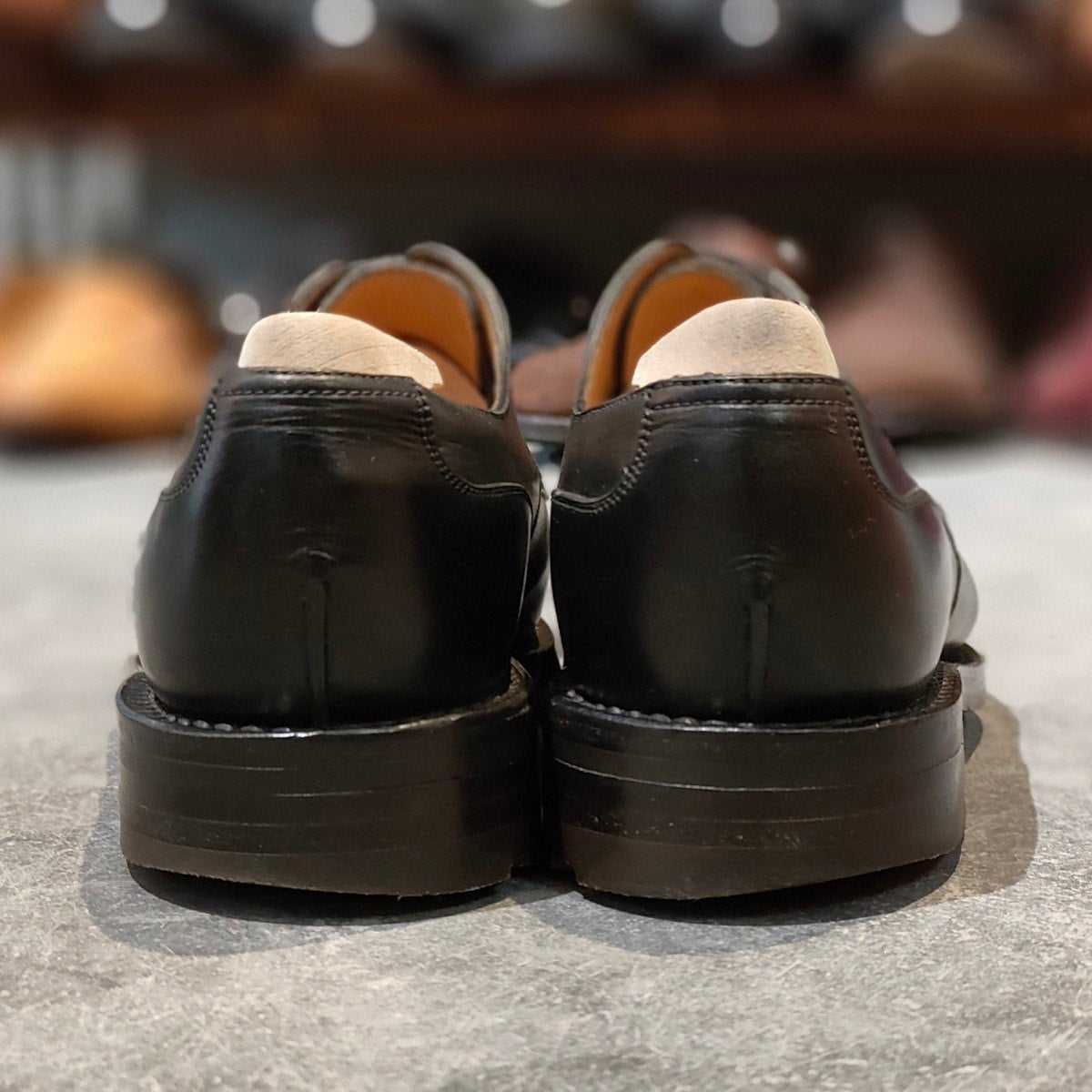 極美品 【J.M.WESTON】ジェイエムウエストン 641 ゴルフ Uチップ ボックスカーフ ブラック サイズ UK5.5D 31ラスト 参考定価￥176,000-