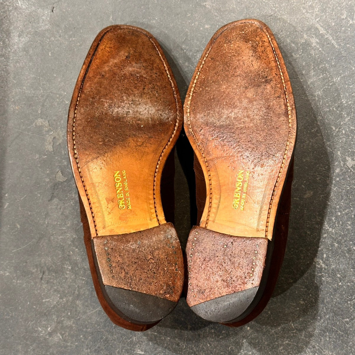 【オンライン限定】【GRENSON】グレンソン 6381 フルブローグ スエード サイズUK6.5F