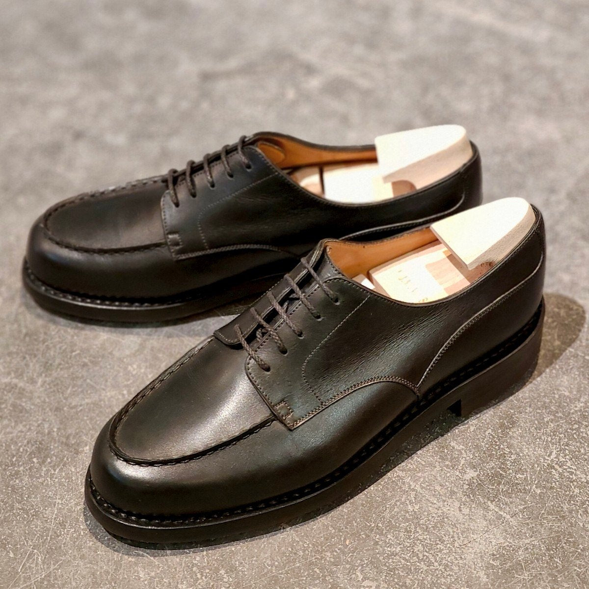 極美品 【J.M.WESTON】ジェイエムウエストン 641 ゴルフ Uチップ ボックスカーフ ブラック サイズ UK5.5D 31ラスト 参考定価￥176,000-