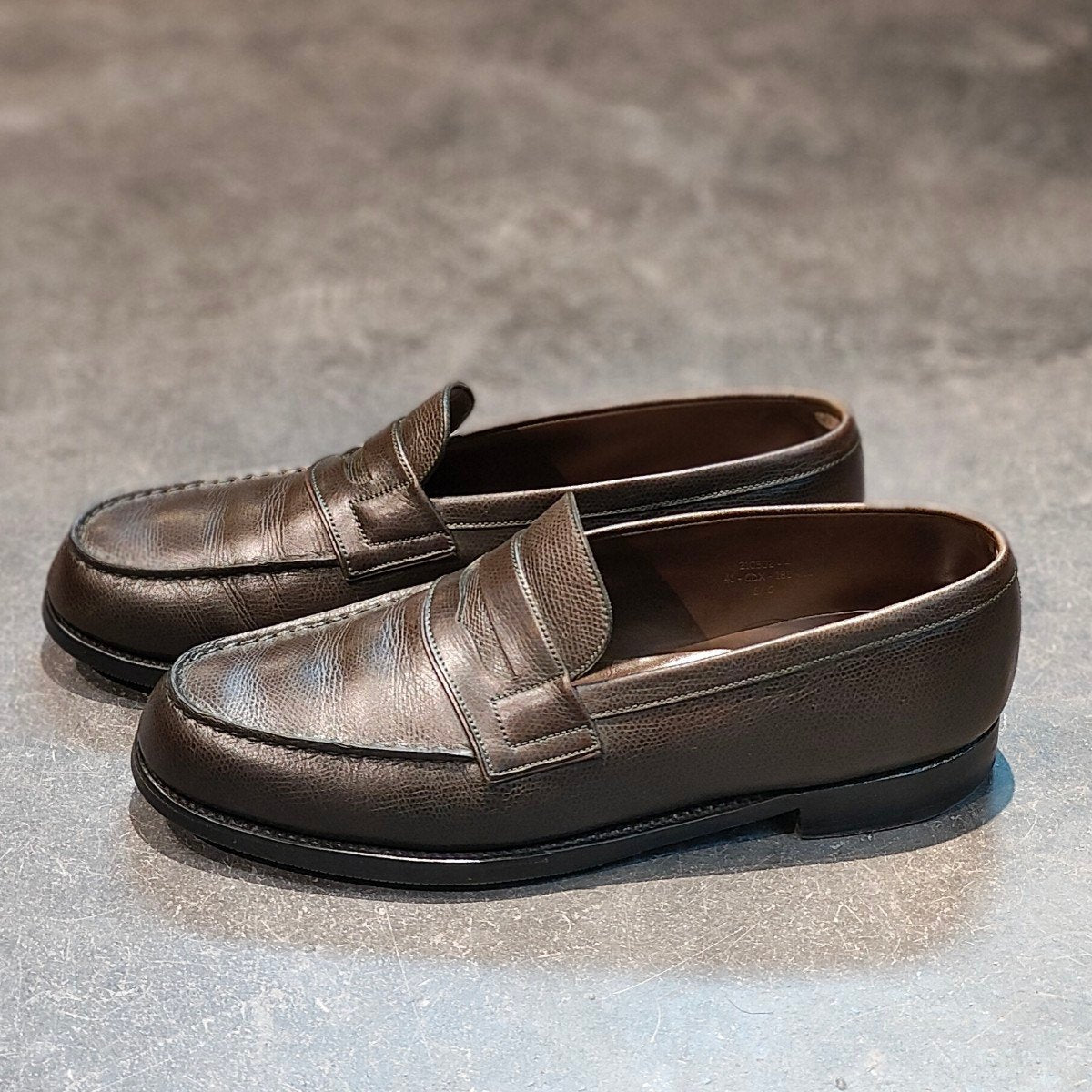 希少 美品【J.M.WESTON】ジェイエムウエストン 180 シグニチャーローファー 120周年記念限定ライン「カントリー・クラブ」コレクション 2011年モデルグレインレザー ブロンズグリーン サイズ U6.5C 41ラスト 現行参考定価￥156,200-