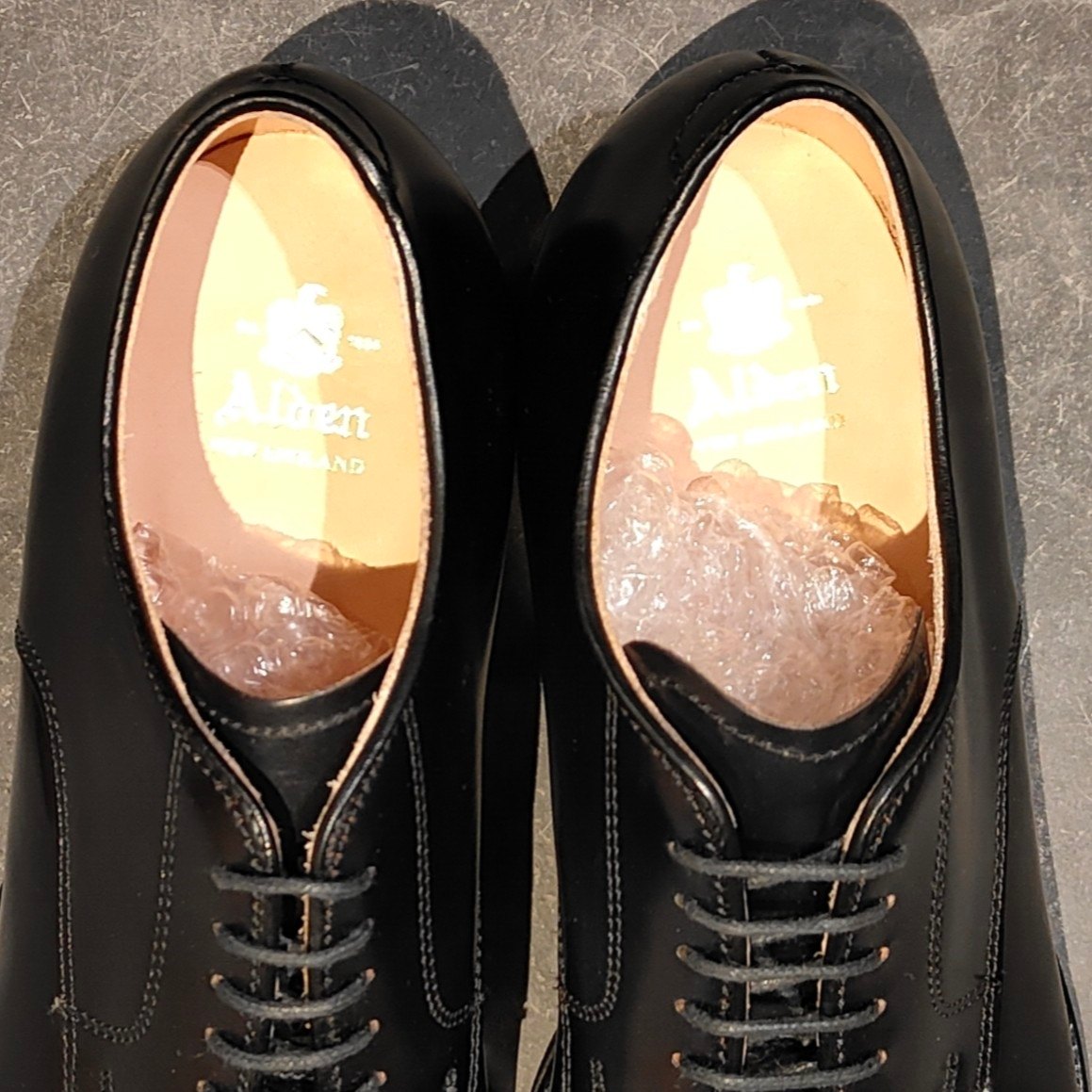 新品未使用【ALDEN】オールデン 56251 パンチドキャップトゥ コードバン ブラック US7.5D モディファイドラスト 参考定価￥220,000-