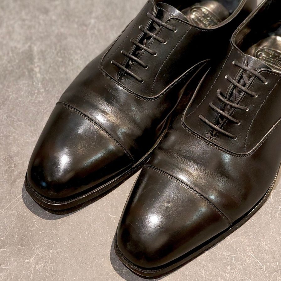 【CROCKETT&JONES】クロケット&ジョーンズ  ビジネスシューズ  ブラック（黒） サイズ UK6.5E 377ラスト