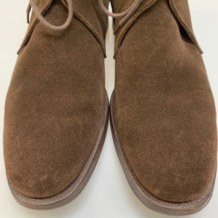 【CROKETT&JONES】クロケット&ジョーンズ  ブーツ スエード ブラウン（茶系） サイズ 7 ラスト