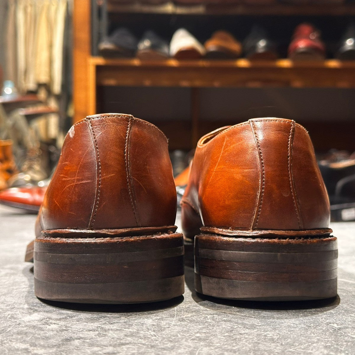 【CROCKETT&JONES】クロケット&ジョーンズ  SUBS サセックス Uチップ カーフ ブラウン サイズUK7E 363ラスト