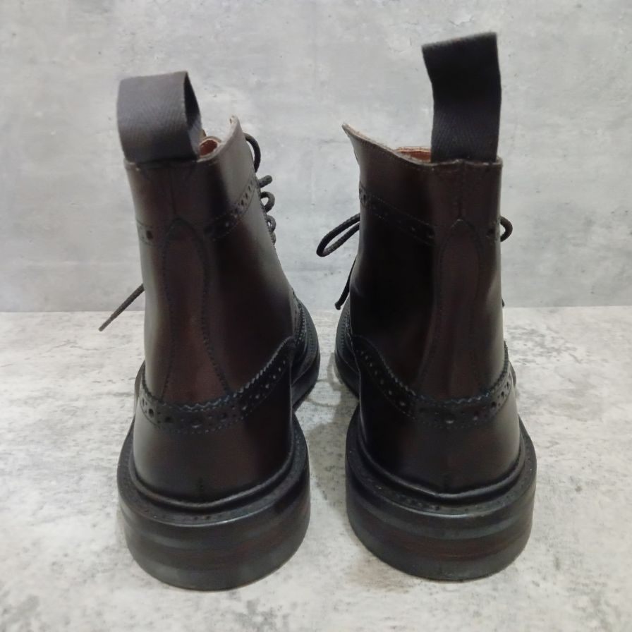 【Tricker's】トリッカーズ カントリーブーツ ストウ カーフ エスプレッソ メンズ サイズUK7