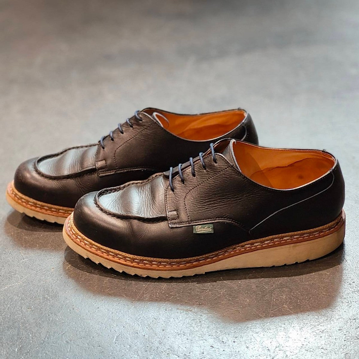 PARABOOT】パラブーツ シャンボード エディション別注 Uチップ カーフ ブラック サイズ UK8 – LASTLAB