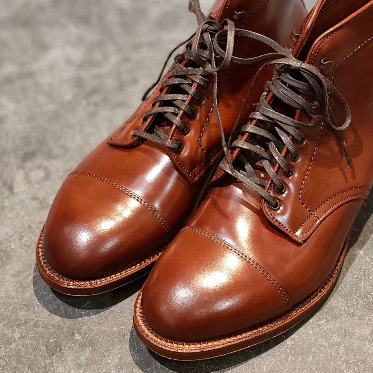 希少 新品未使用【ALDEN】オールデン 41834H キャップトゥブーツ コードバン ラベロ US7.5D モディファイドラスト