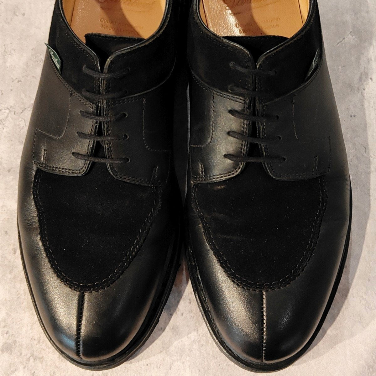 【Paraboot】パラブーツ アヴィニョン コンビ カーフ×スエード ブラック サイズUK7