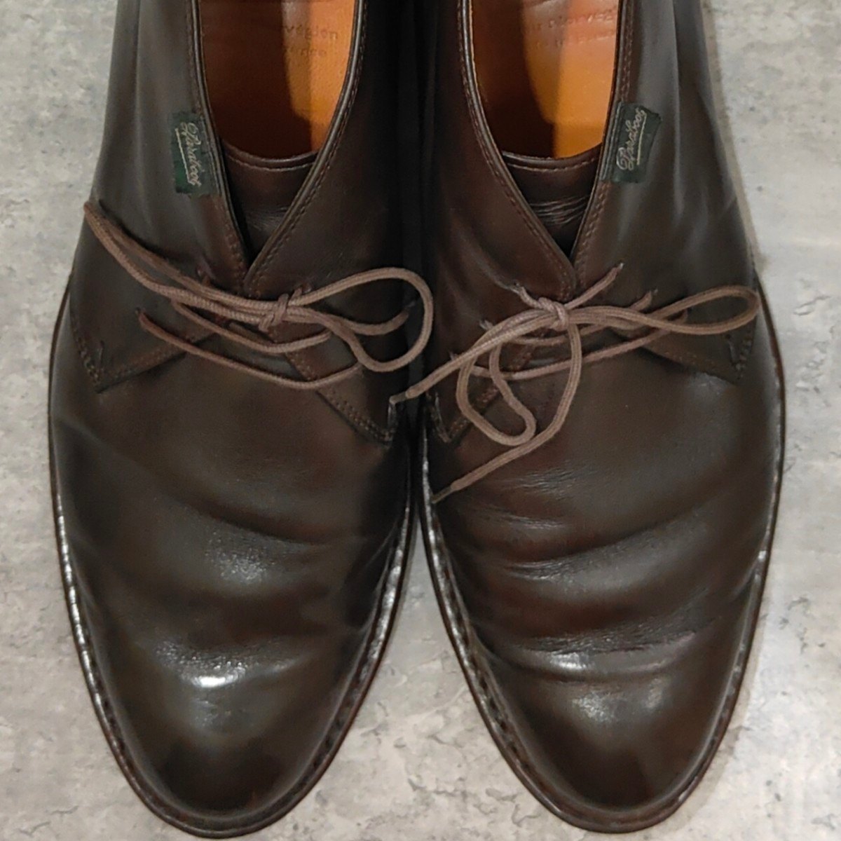 【PARABOOT】パラブーツ ルーリー チャッカブーツ リスレザー カフェ サイズUK8