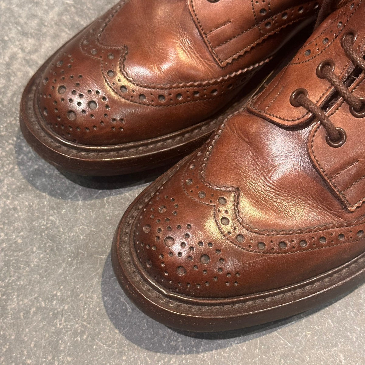 【Tricker’s】トリッカーズ M2508 カントリーブーツ カーフ ダークブラウン サイズUK6