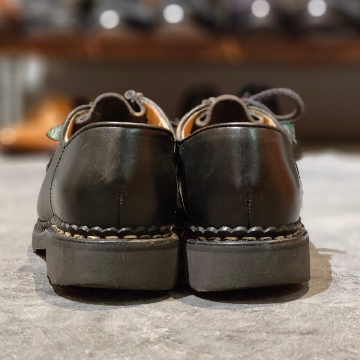 美品【Paraboot】パラブーツ ミカエル チロリアン リスレザー ブラック レディース サイズUK3