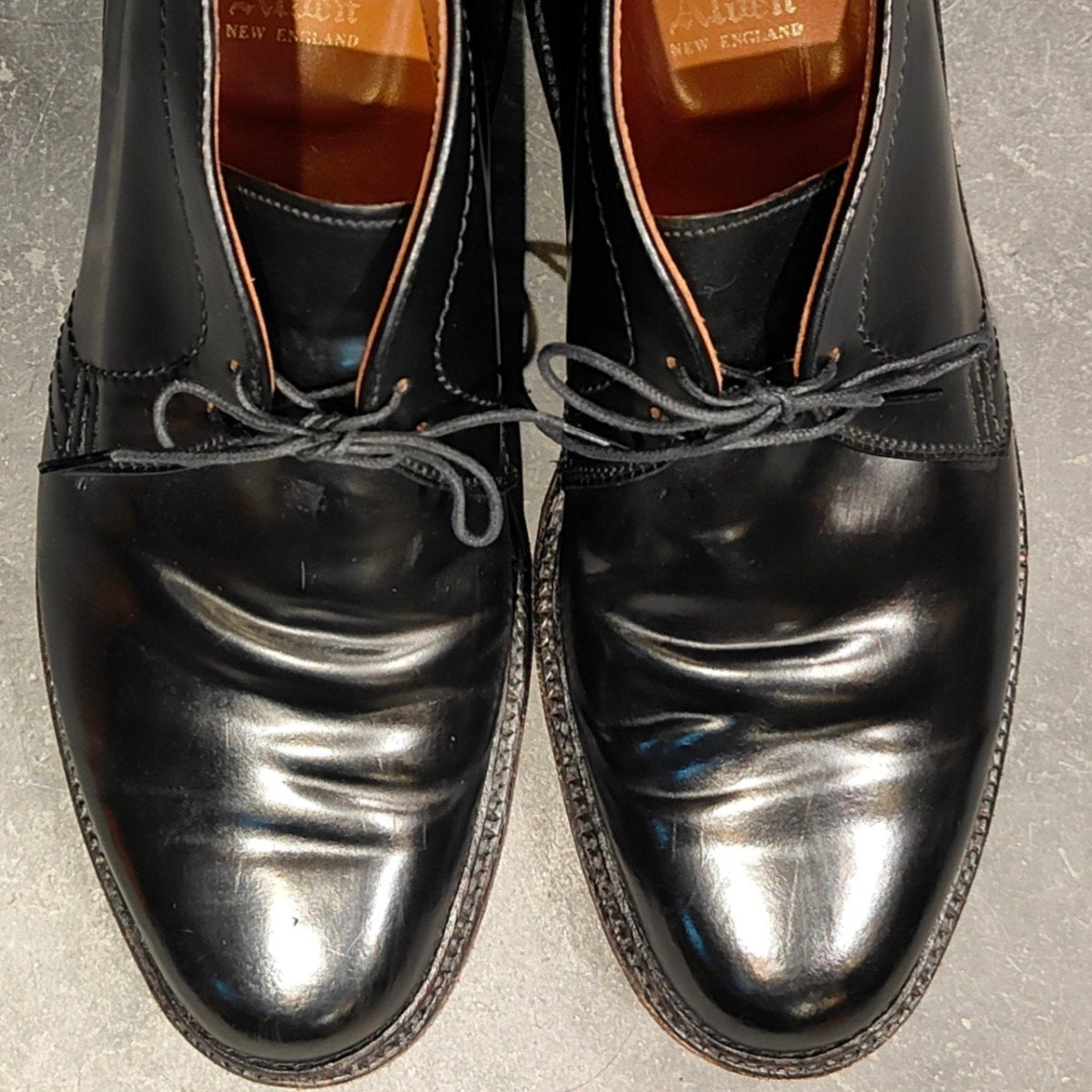 美品【ALDEN】オールデン チャッカブーツ 1340 コードバン ブラック サイズUS9E バリーラスト 参考定価￥225,500-