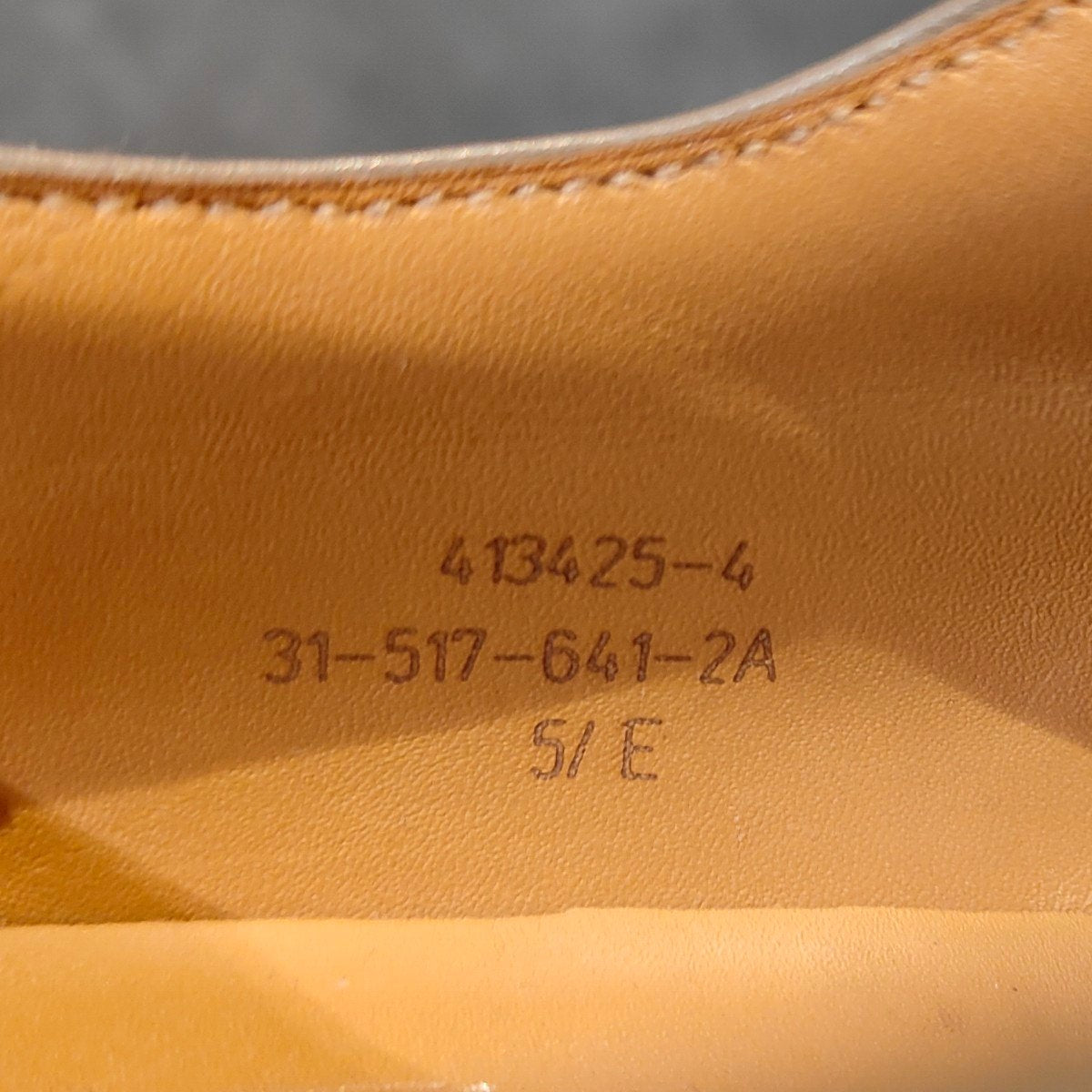 希少 使用数回【J.M.WESTON】ジェイエムウエストン 641 ゴルフ Uチップ スエード トルバドール グレー サイズ UK5.5E 31ラスト 参考定価176,000-