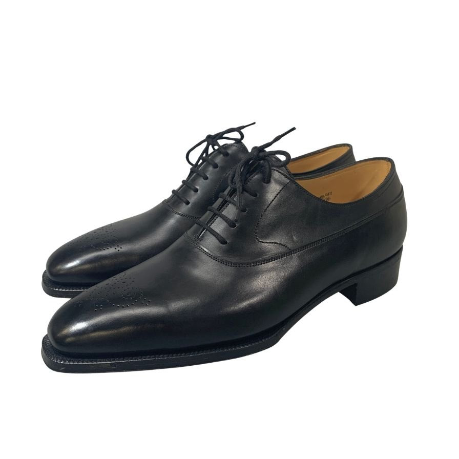 【JOHN LOBB】ジョンロブ レザーシューズ プレーントゥ イヤーモデル 1999 サイズ7E メンズ ブラック