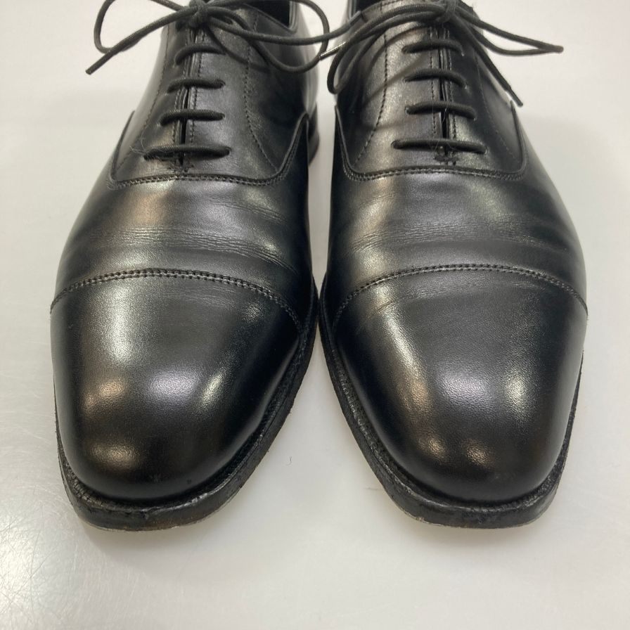 【CROCKETT&JONES】クロケット&ジョーンズ 29447 ビジネスシューズ カーフレザー ブラック（黒） サイズ 6.5E 377ラスト