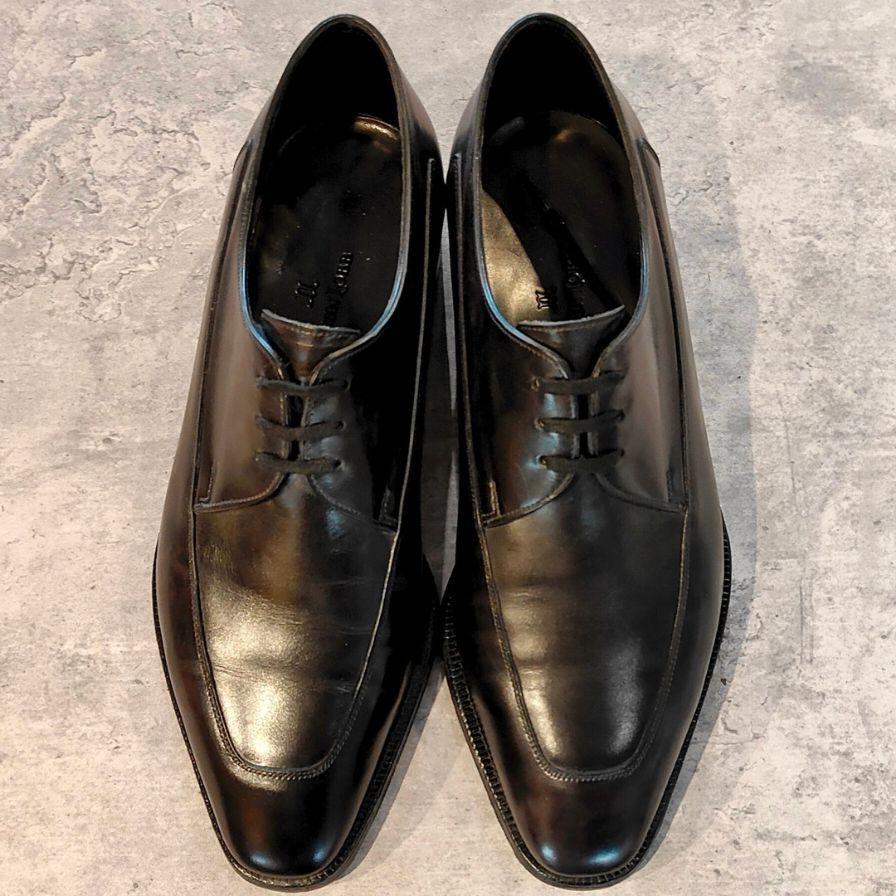 【JOHN LOBB】ジョンロブ レザーシューズ ウェルハム Uチップ カーフ 8000ラスト ブラック メンズ サイズUK6.5EE WELHAM