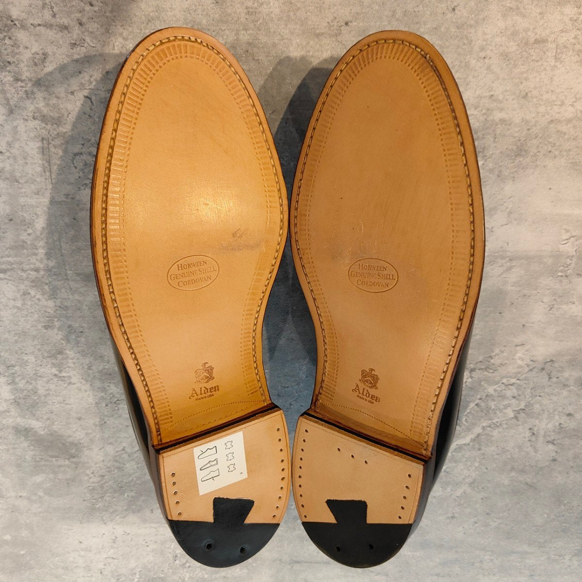 希少 未使用【ALDEN】オールデン TRUNK別注  6717 ペニーローファー コードバン シガー サイズ US11D バンラスト