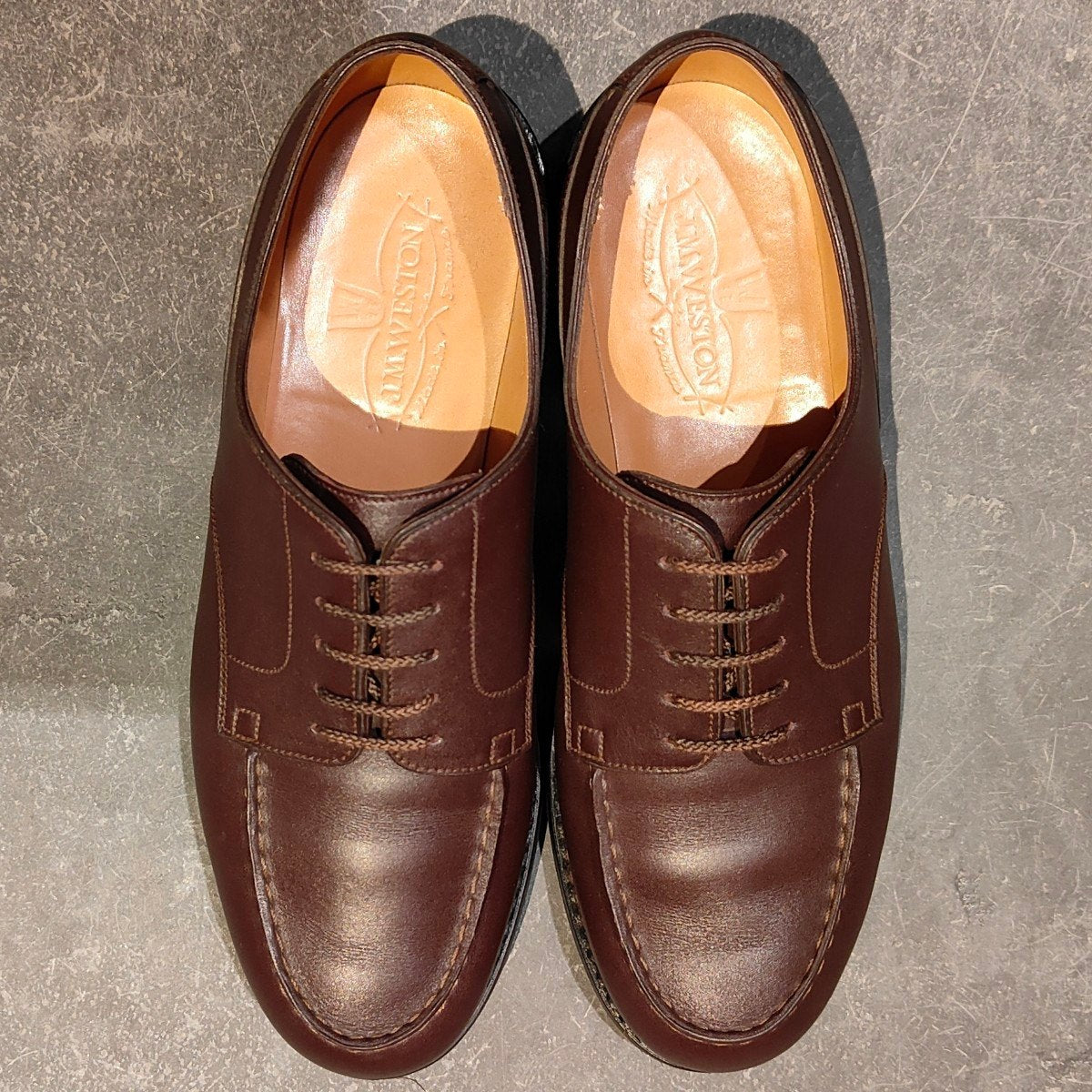 美品【J.M.WESTON】ジェイエムウエストン 641 ゴルフ Uチップ カーフ
