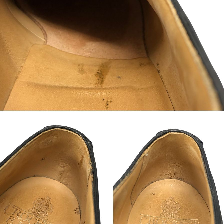 【CROCKETT&JONES】クロケット&ジョーンズ  ビジネスシューズ カーフ ブラック（黒） サイズ 7Eハーフ ラスト