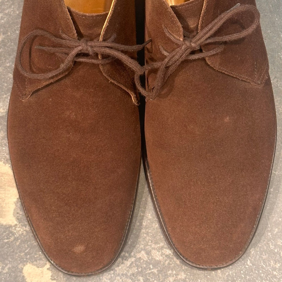 【Crockett & Jones】クロケット＆ジョーンズ チャートシー チャッカブーツ スエード ブラウン サイズUK6.5E 224ラスト
