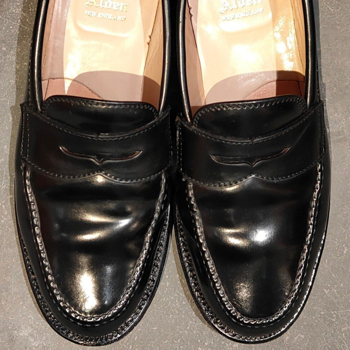極美品【ALDEN】オールデン 99362 ペニーローファ コードバン ブラック