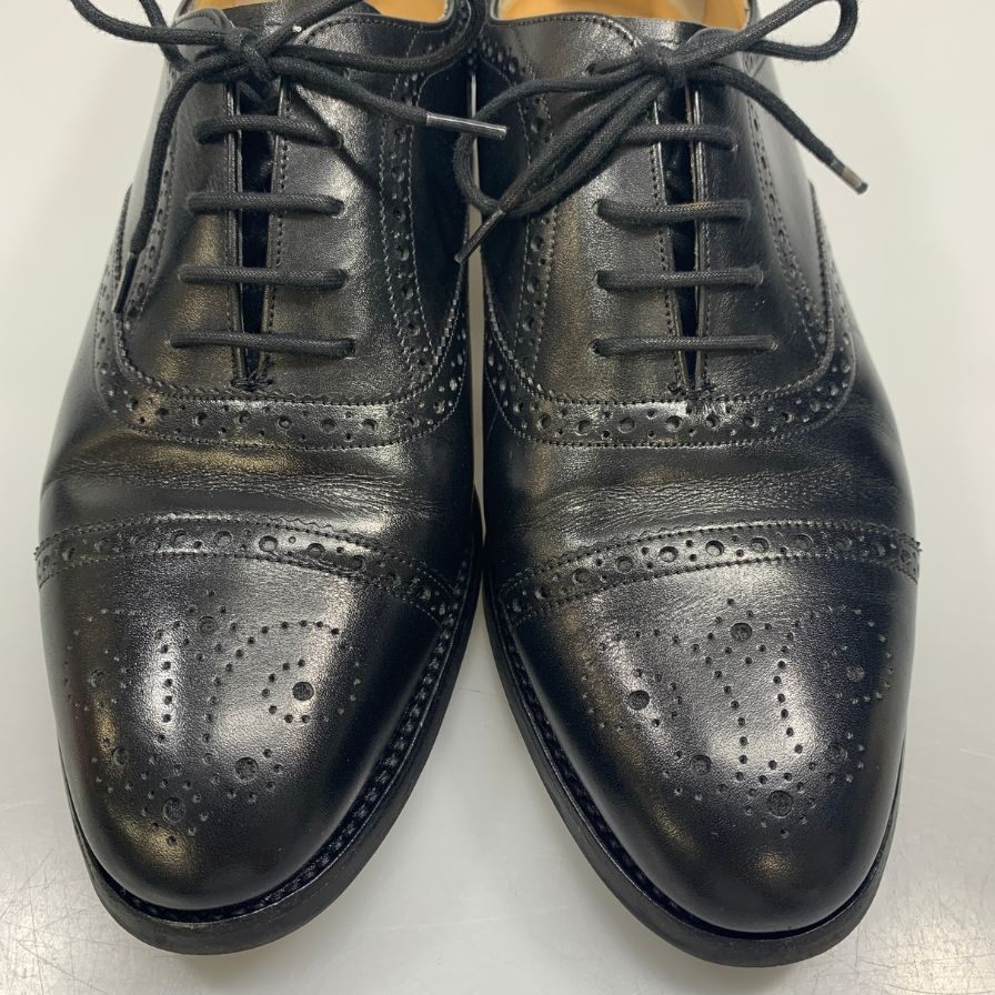 【Lloyd Footwear】ロイドフットウェア レースアップシューズ ストレートチップ カーフレザー 2827ER01 メンズ ブラック サイズ8