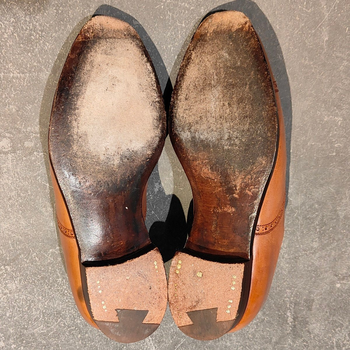 美品【Lloyd Footwear】ロイドフットウェア マスターロイド ウェルハム パンチドキャップトゥ ブラウン サイズUK6E