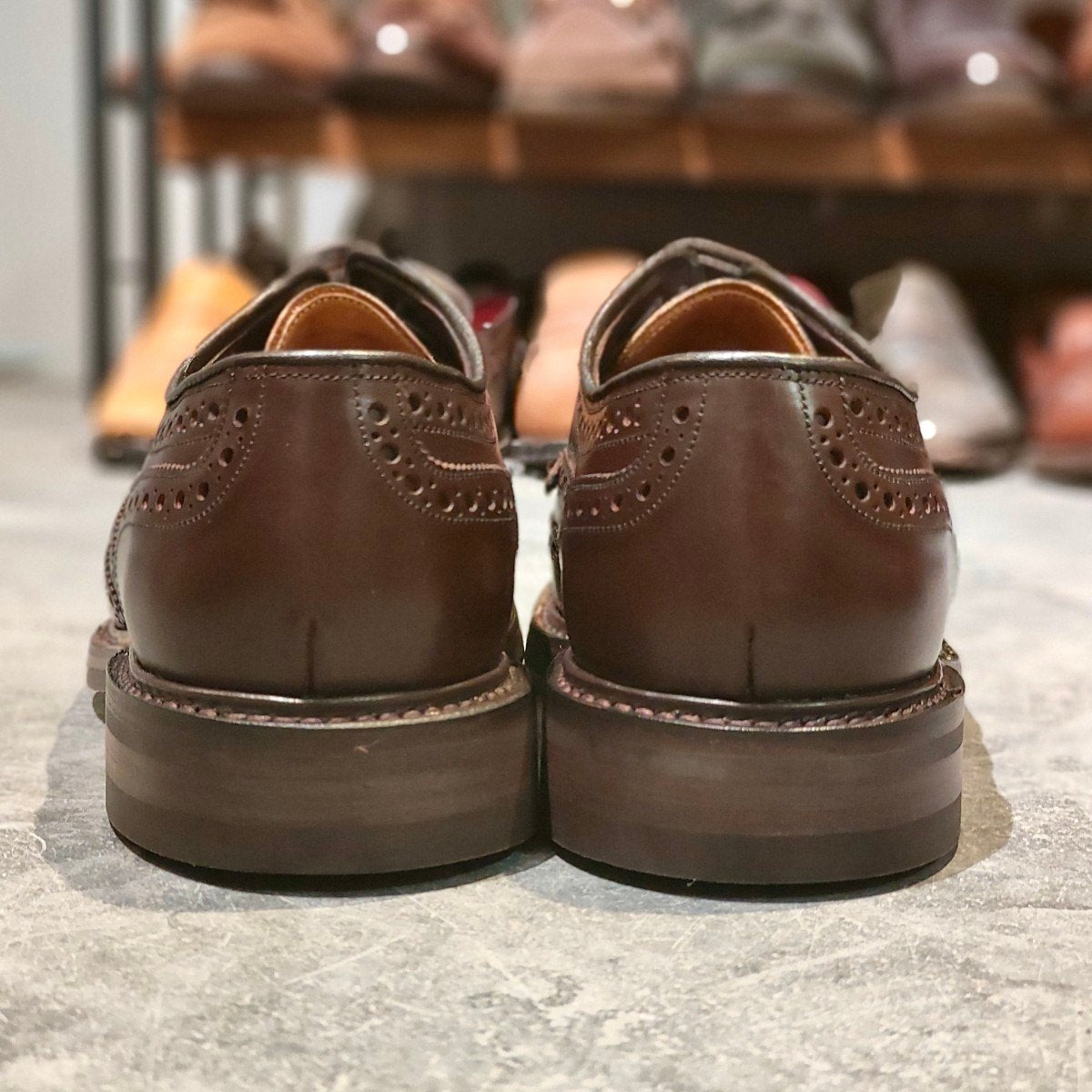 希少 新品未使用【JOSEPH CHEANEY】ジョセフチーニー HEYFORDⅡウイングチップ コードバン バーガンディ サイズUK7.5