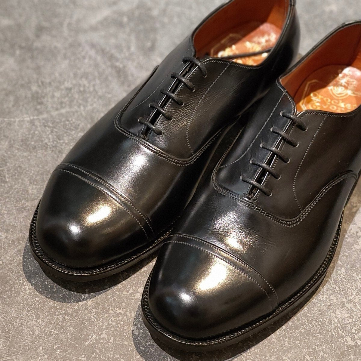 希少 試着程度【CROCKETT&JONES】クロケット&ジョーンズ 旧ロゴ