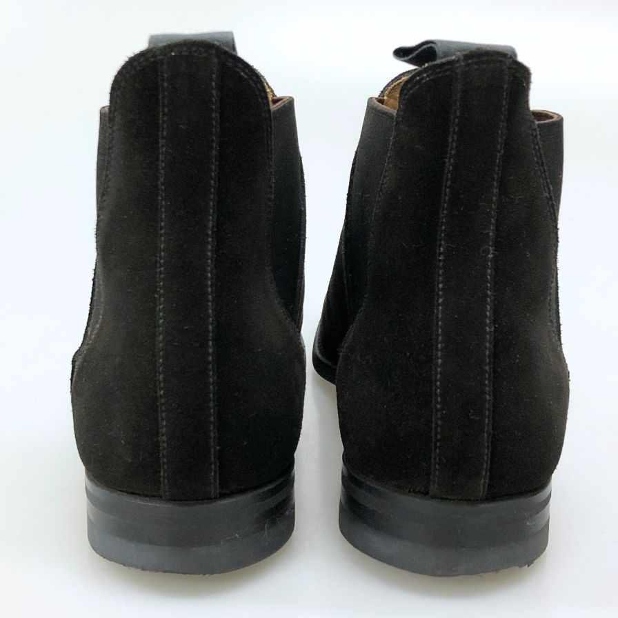 【Crockett&Jones】クロケット＆ジョーンズ  スエードシューズ スエード ブラック（黒） サイズ 7.5 ラスト