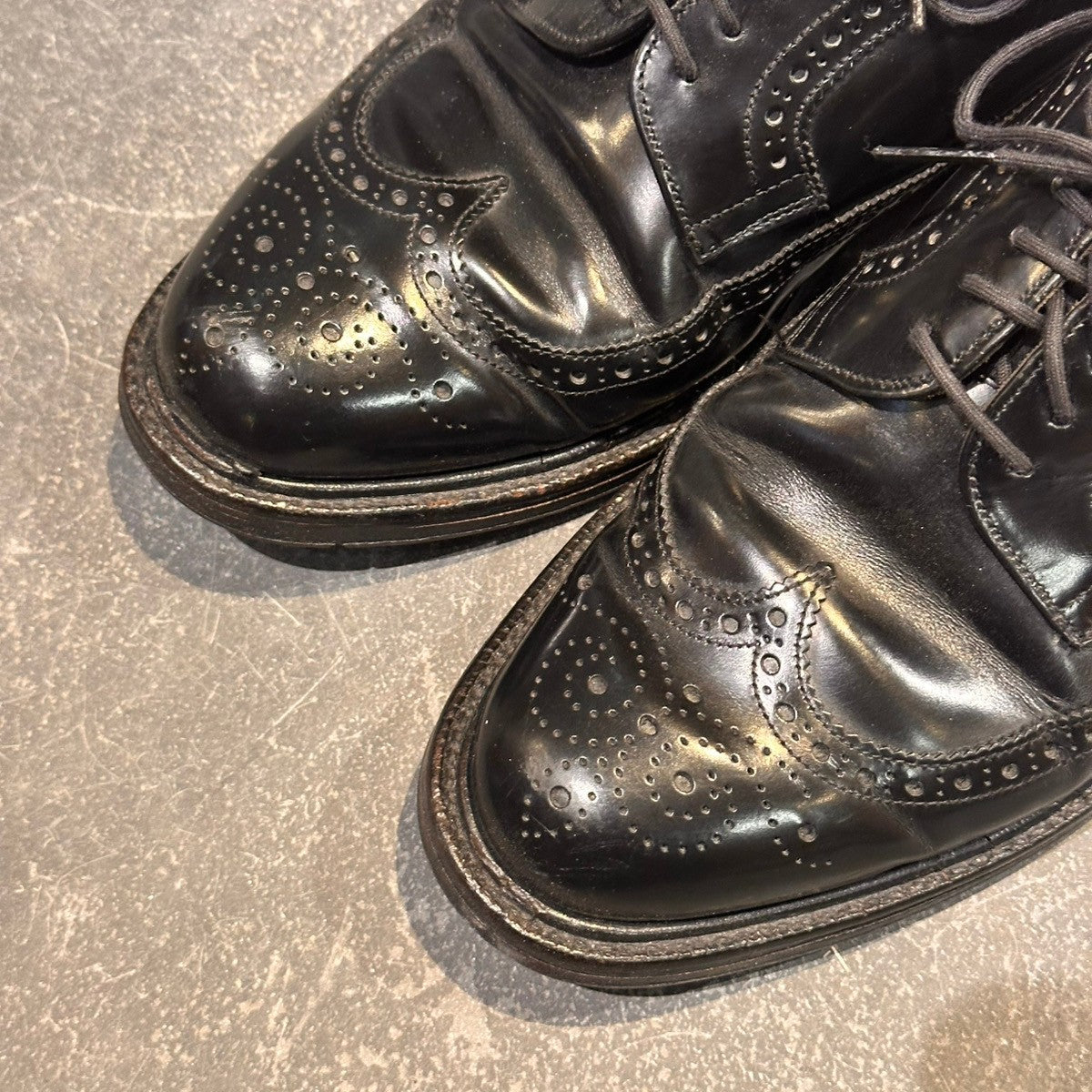 JOSEPH CHEANEY】ジョセフチーニー ユーストン ウイングチップ ガラス