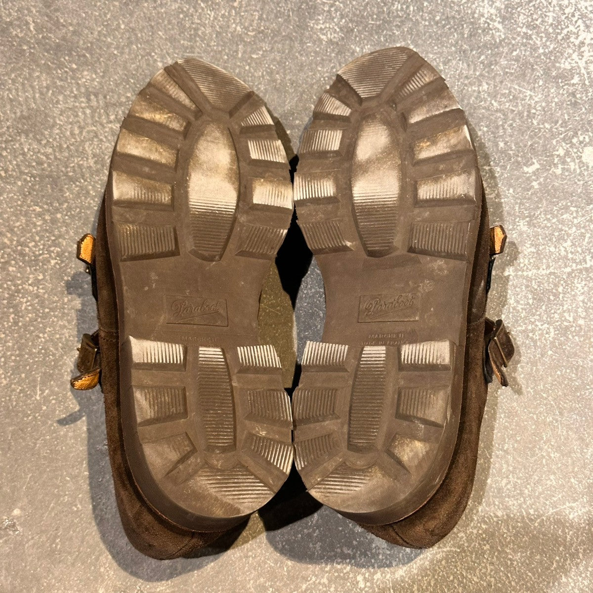 Paraboot】パラブーツ ウィリアム ダブルモンクストラップ スエード