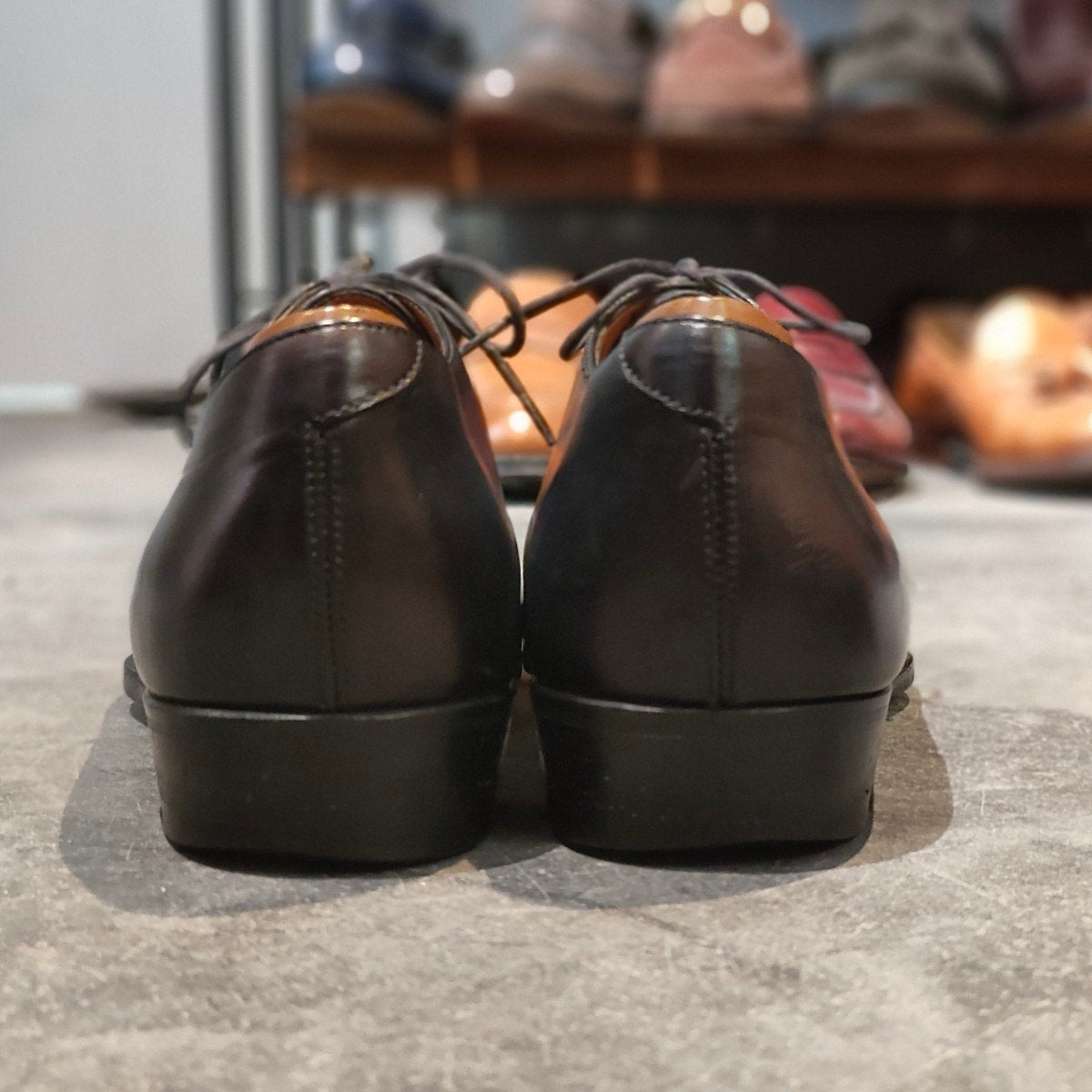 Berluti】ベルルッティ 0650 ホールカット カーフ ブルーパティーヌ