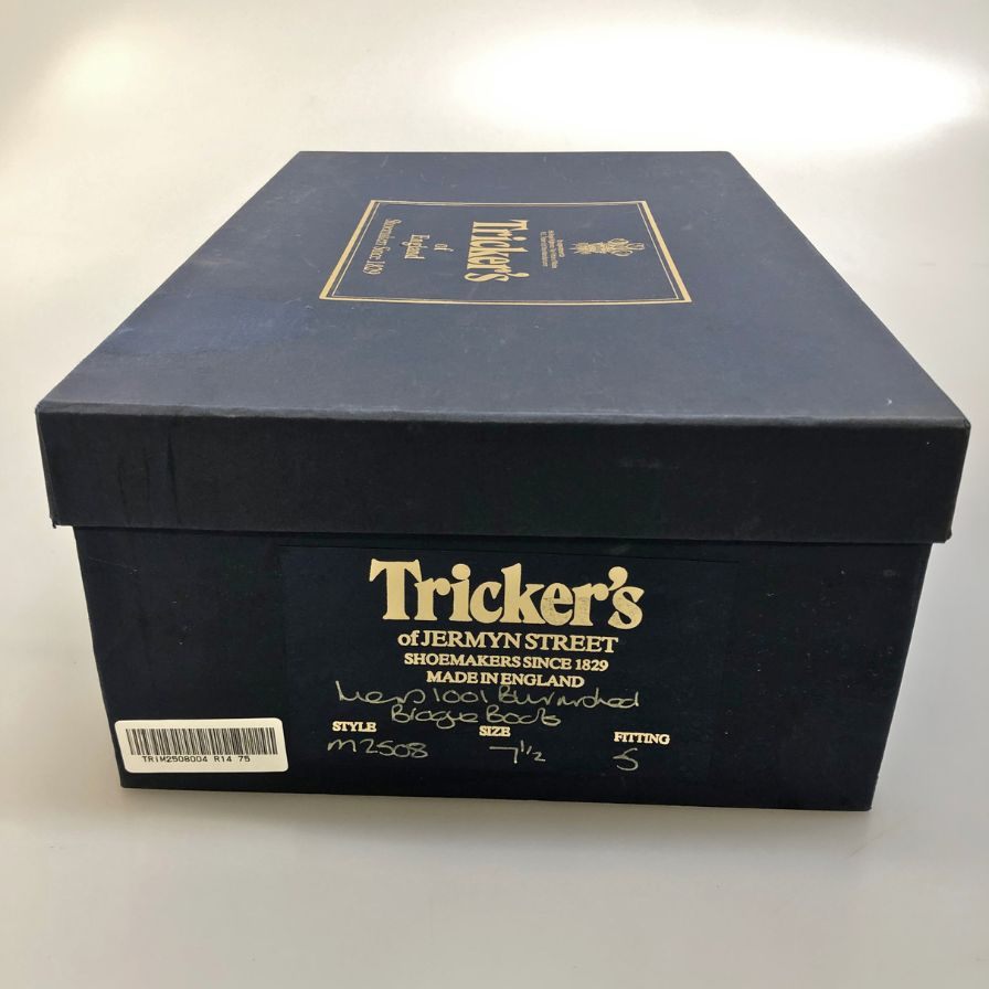 【Tricker`s】トリッカーズ M2508 ブーツ カーフ ベージュ サイズ UK7.5 ラスト