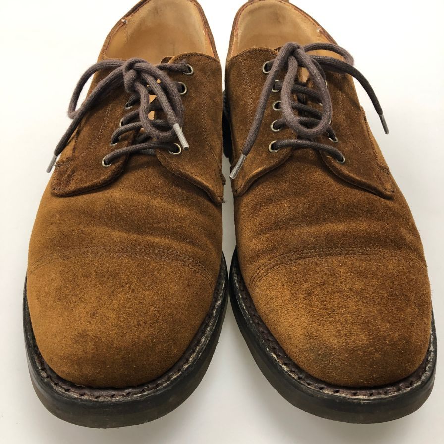 【JOSEPH CHEANEY】ジョセフ チーニー レザーシューズ ウィンフェル スエード  メンズ サイズ8.5F ブラウン WHINFELL