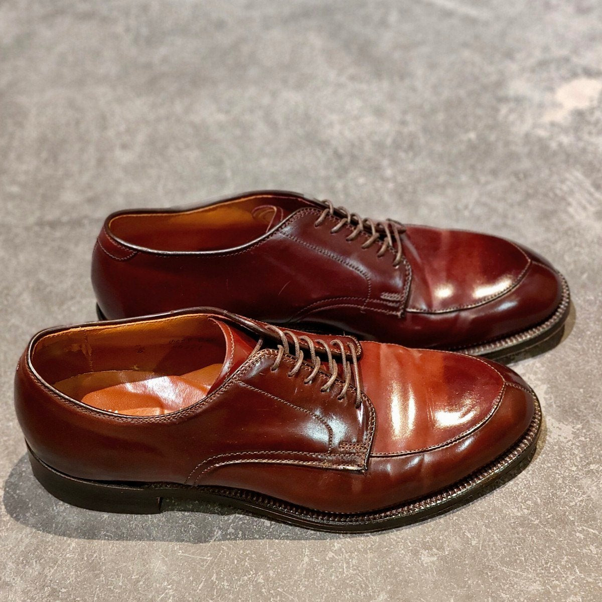 【ALDEN】オールデン 54321 Vチップ コードバン ダークバーガンディ US8D モディファイドラスト 参考定価￥217,800-