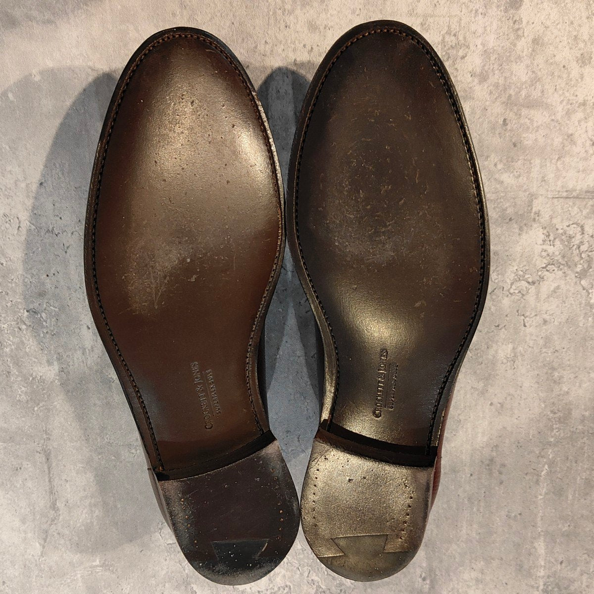 希少 試着程度【Crockett&Jones】クロケット&ジョーンズ  ハーバード2 コインローファー ハッチグレインコードバン バーガンディ サイズUK6E 376ラスト