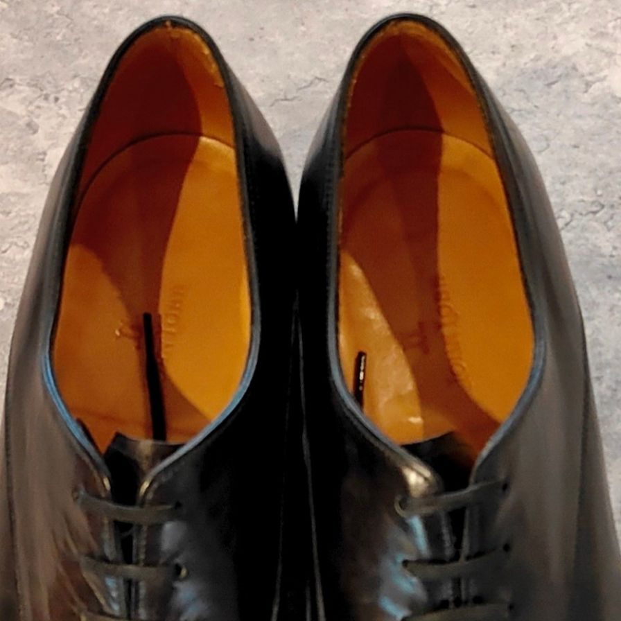 【JOHN LOBB】ジョンロブ レザーシューズ ベケッツ ストレートチップ カーフ 8000ラスト ブラック メンズ サイズ UK6.5E BECKETTS