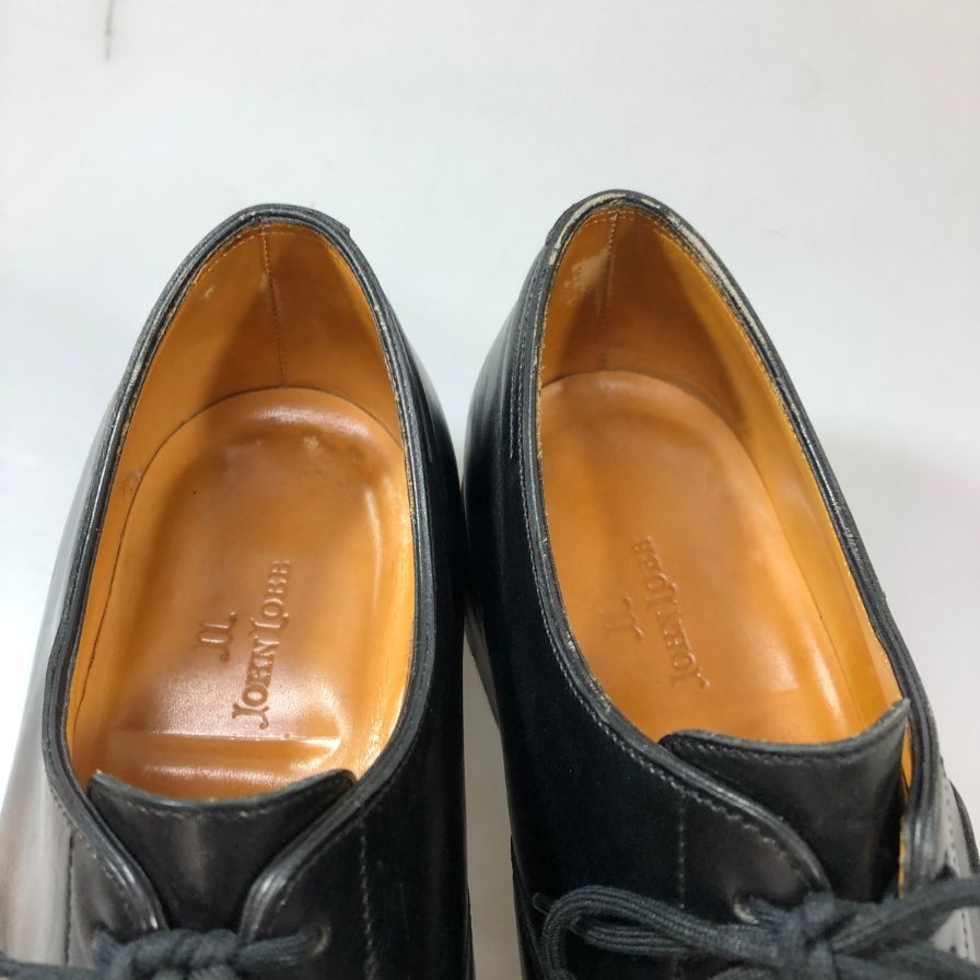 【JOHN LOBB】ジョンロブ プレーントゥ CHELMER チェルマー チゼルトゥ カーフ ブラック サイズUK7E