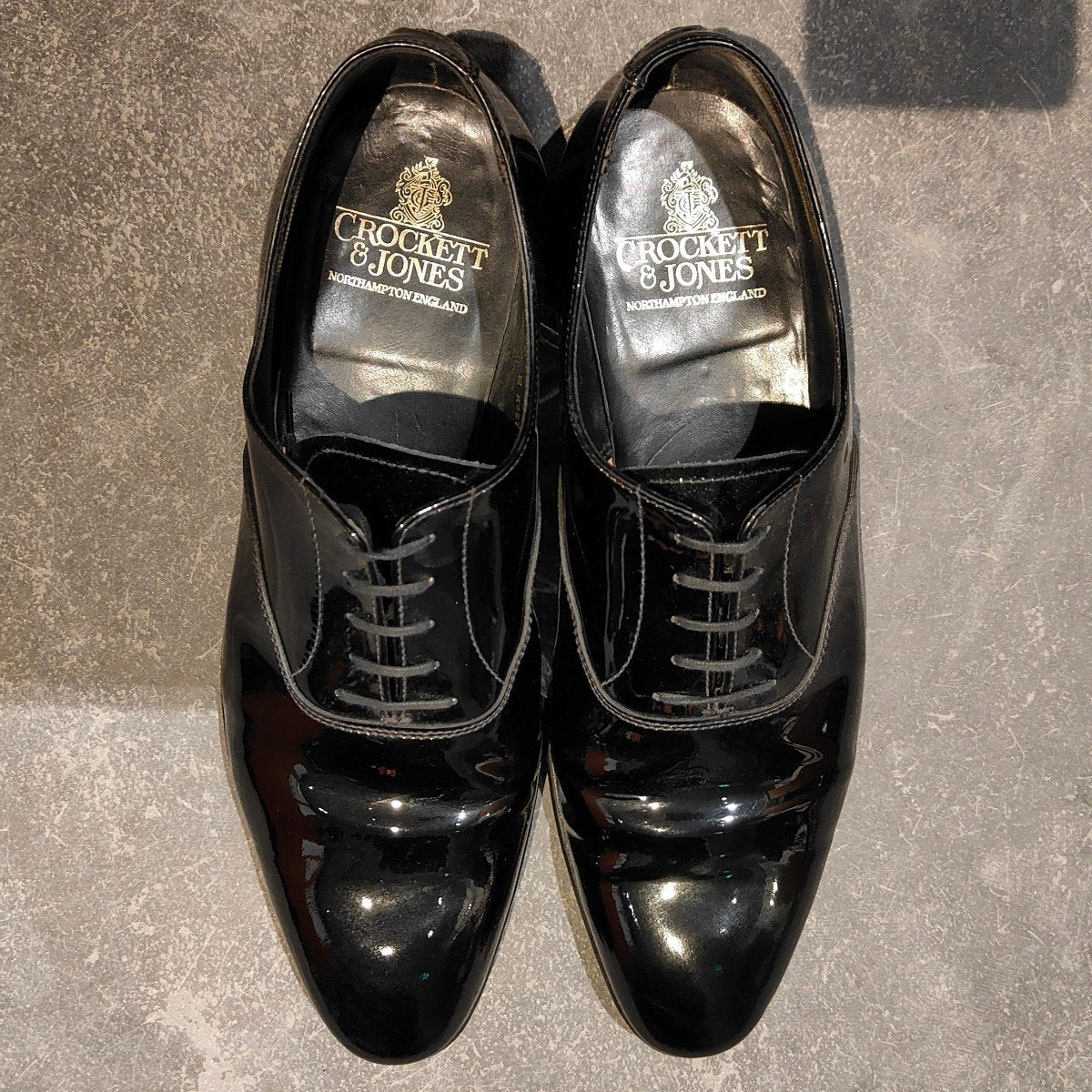 美品【CROCKETT&JONES】クロケット&ジョーンズ チャーム プレーントゥ