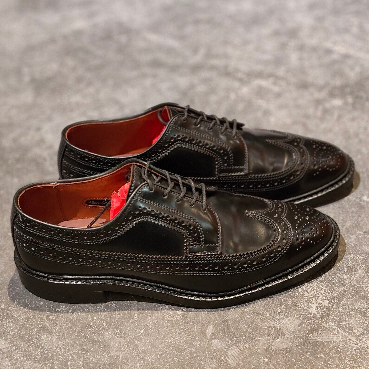 使用数回【Allen Edomons】アレンエドモンズ マックニール LWB コードバン ブラック サイズUS7.5D