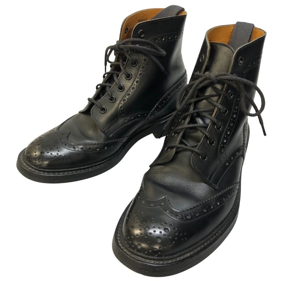 【Tricker's】トリッカーズ M2508 ブーツ カーフ ブラック メンズ サイズ7.5