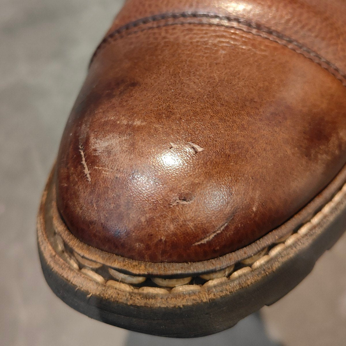 PARABOOT】パラブーツ ウィリアム ダブルモンク グレインレザー