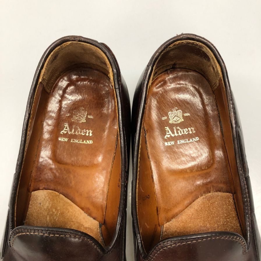 【ALDEN】オールデン  ローファー コードバン ブラウン（茶系） サイズ 7 ラスト
