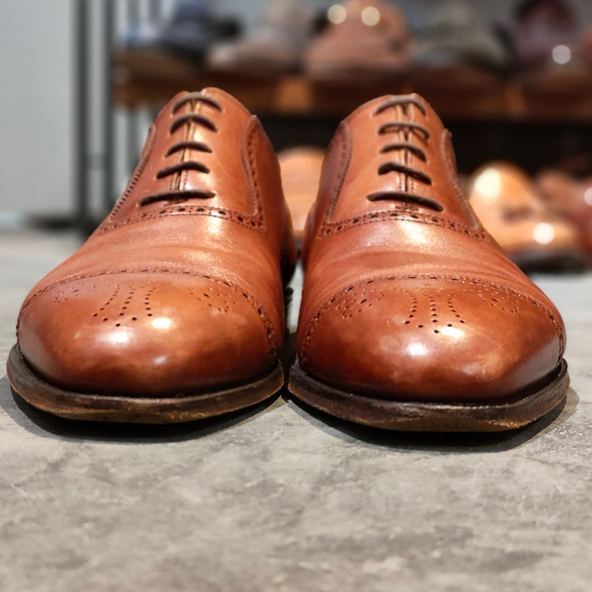 CROCKETT&JONES】クロケット＆ジョーンズ アルビオン セミブローグ