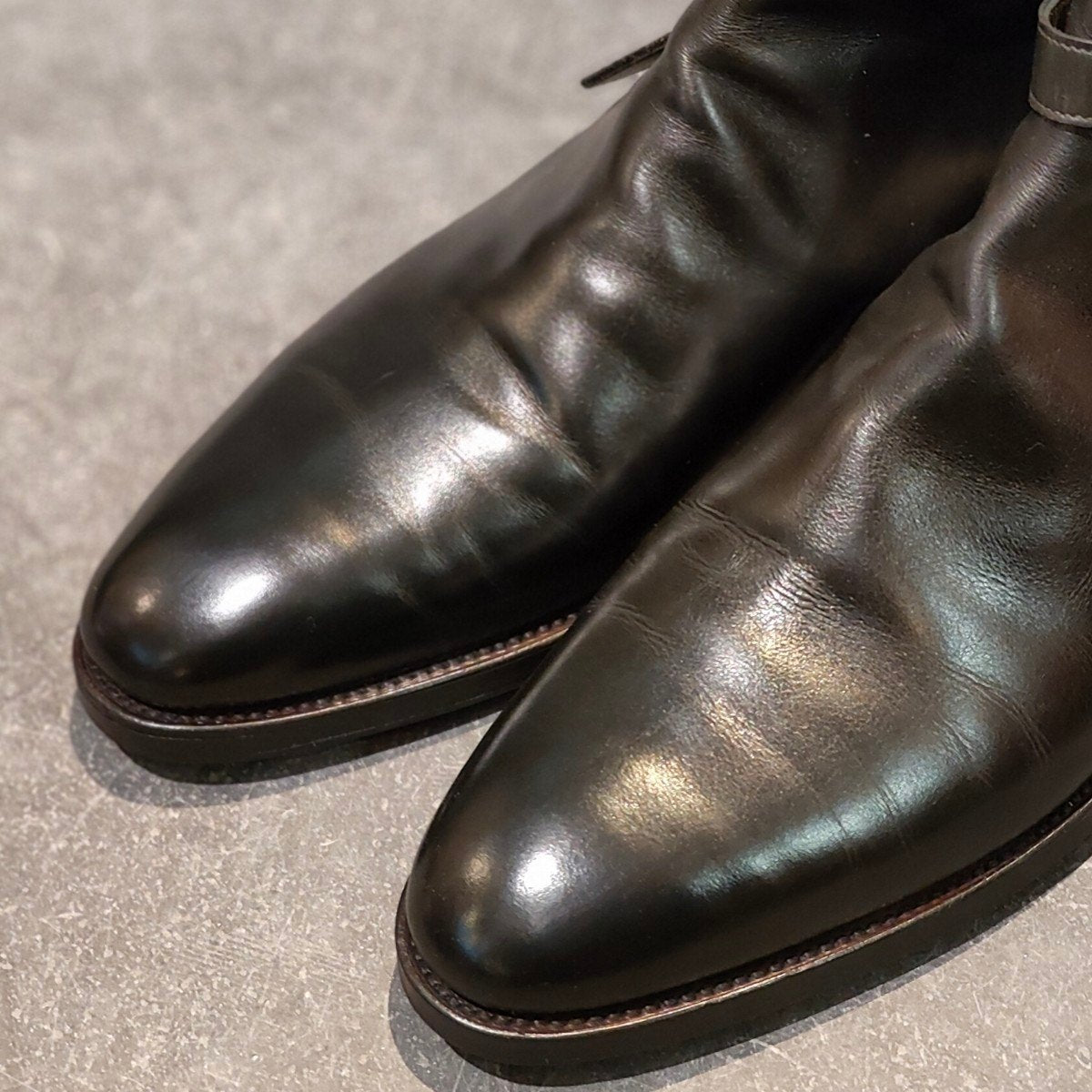 希少 美品【JOHNLOBB】ジョンロブ JODHPUR ジョッパーブーツ カーフ ブラック サイズ UK8E 236ラスト