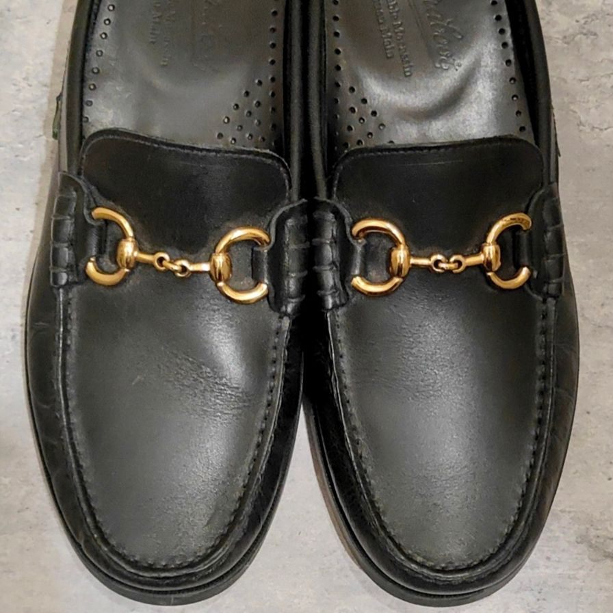 【Paraboot】パラブーツ バハマMORS ホースビット スリッポン カーフ ブラック サイズUK7