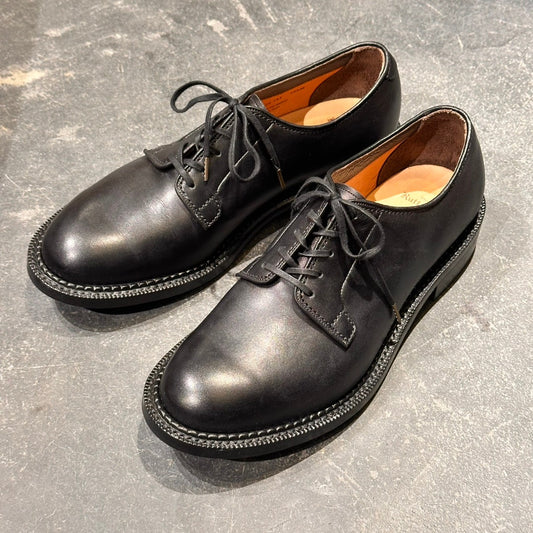 極美品【The Ruttshoes &Co.】ラッドシューズ 109 マイルス プレーントゥ カーフ ブラック サイズUS9 168Mラスト
