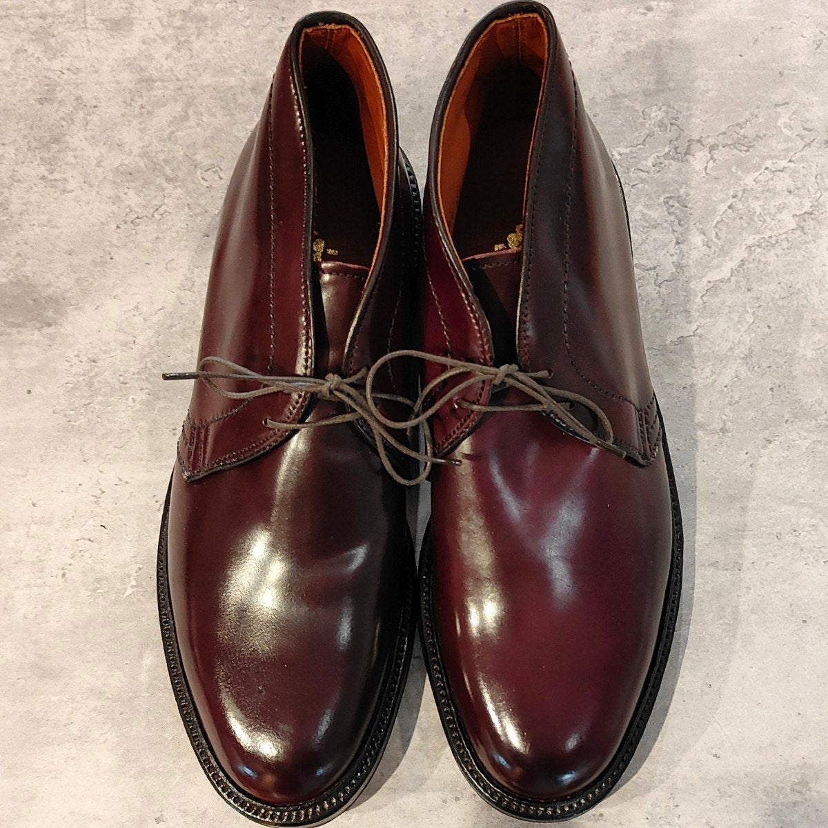 未使用【ALDEN】オールデン リジェクト品 1339 チャッカブーツ コードバン ダークバーガンディ サイズ US6D バリーラスト 参考定価￥242,000-