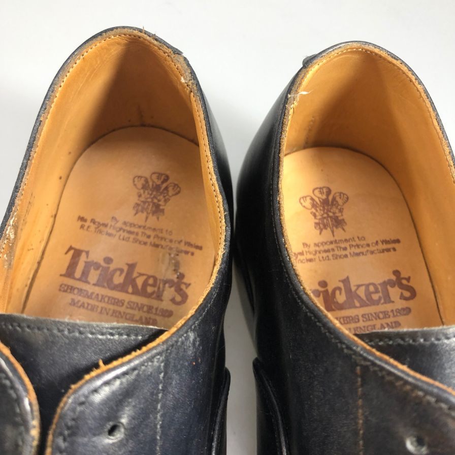 【オンライン限定】【Tricker's】トリッカーズ 8042 ビジネスシューズ カーフ ブラック（黒） サイズ 7.5